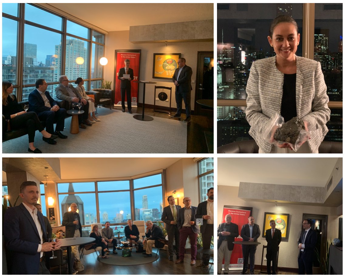 sabcnow's tweet photo. The 2024 Swiss American Business Council annual members meeting took last week at the residence of the Swiss Confederation in Chicago. I want to extend my sincere thanks to Consul General Pascal Bornoz for graciously hosting the event and for providing an insightful trade update. https://t.co/6fbpBEiRsT
