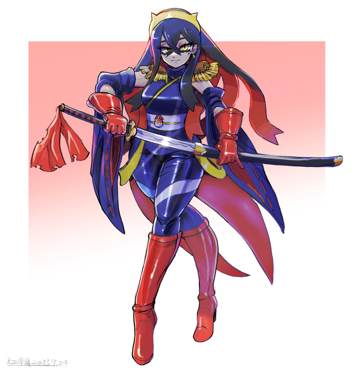 #見た人も無言で赤の何かを上げる 