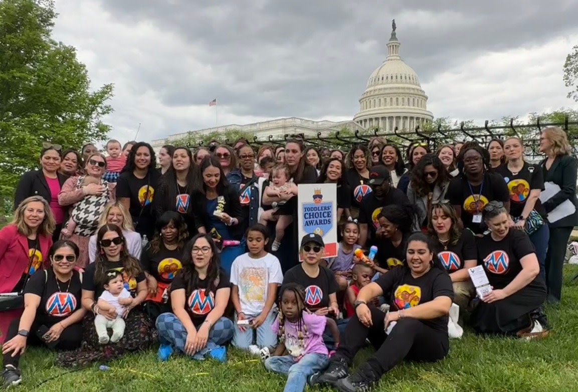 🙋🏻‍♀️🙋🏼‍♀️🙋🏽‍♀️🙋🏾‍♀️🙋🏿‍♀️ Our powerful moms are joining our pint-sized toddler advocates to award the prestigious Toddlers' Choice Awards to child care champions in Congress! #ChildCareforAll!