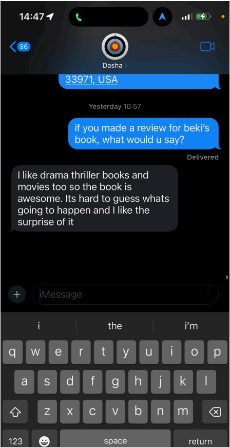 Confirmed review of book!