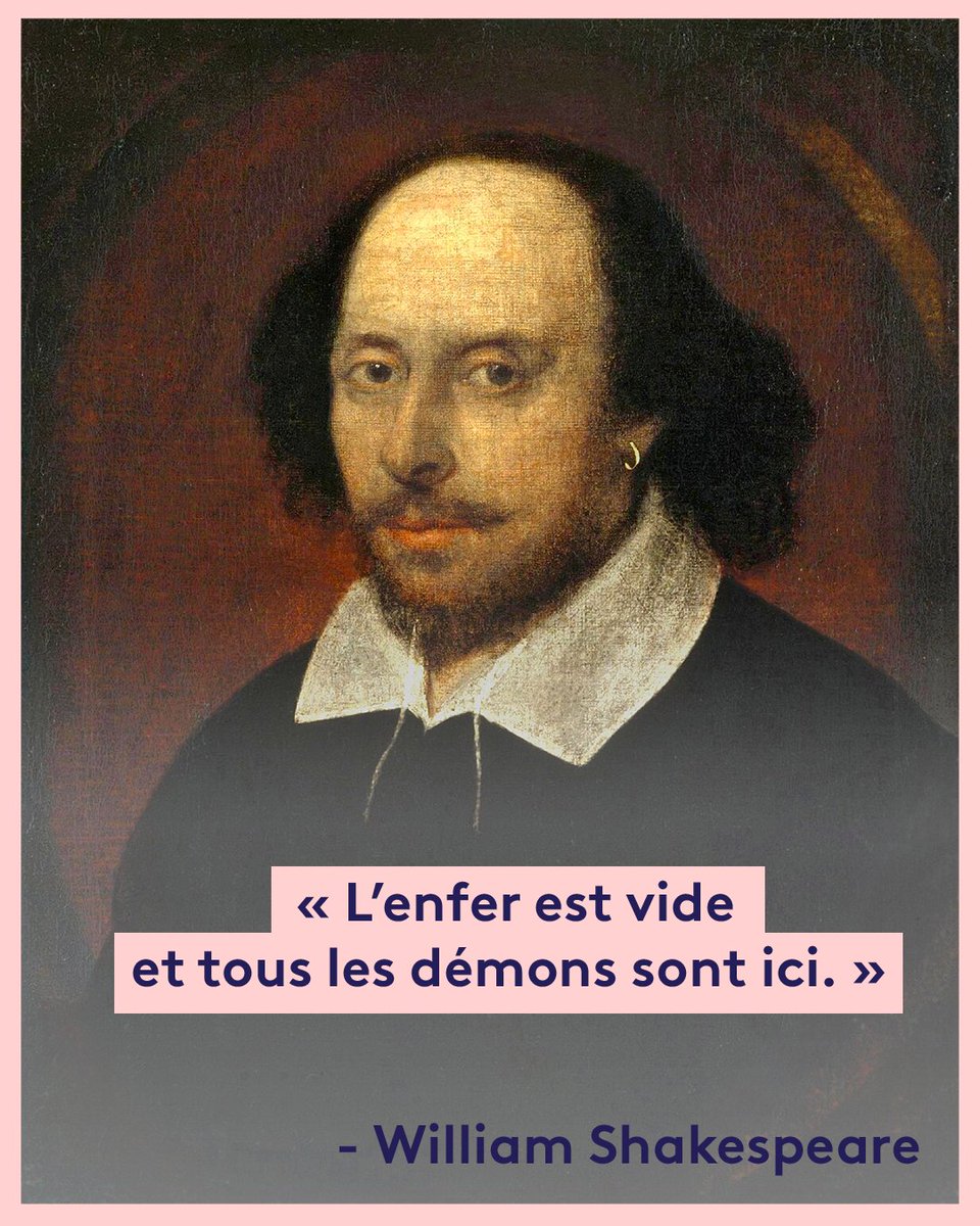 William Shakespeare, dramaturge de génie.