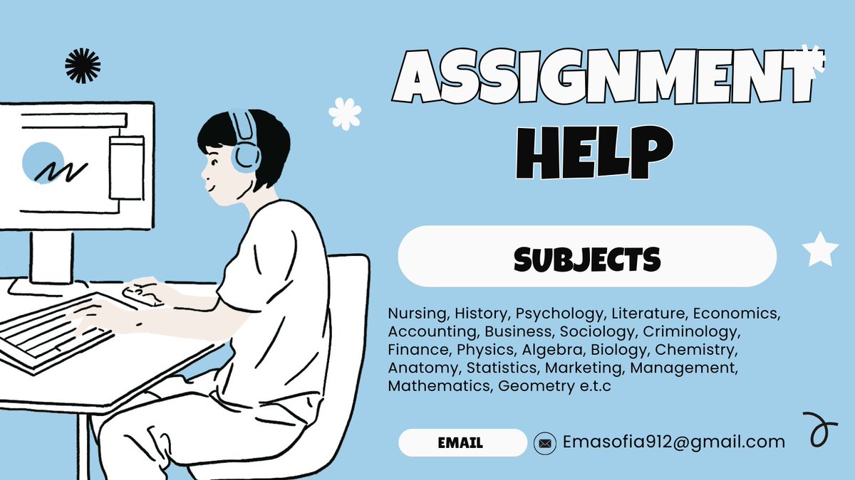 Sofia_nursing's tweet image. Need feedback on your homework, assignment, discussion post, exam, online classes, blackboard, canvas and essay draft? I'm happy to review your work and offer constructive suggestions for improvement. #canadaassignmenthelp #canadaassignments #canadaessayhelp #essaywritingcanada