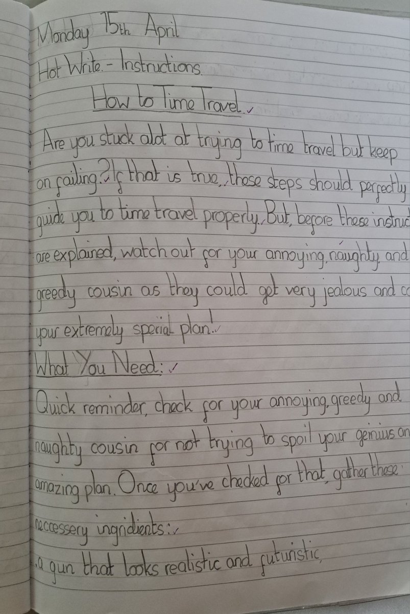 BriarHillSch's tweet image. #Year2 have loved completing their #Instruction #HotWrites this week.