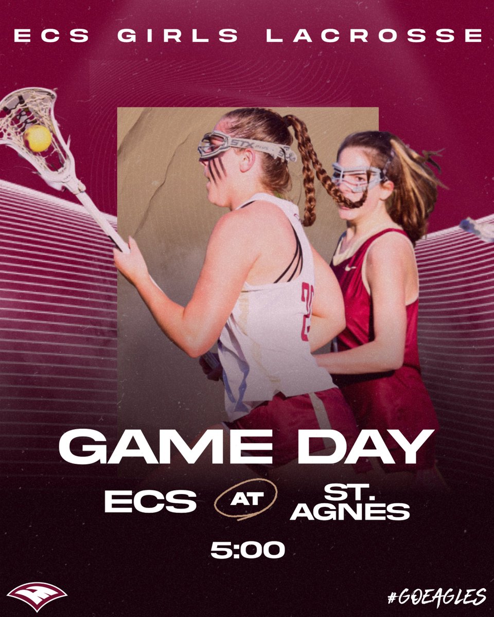 The Girls Lax team takes on St. Agnes today at 5:00! #GoEagles