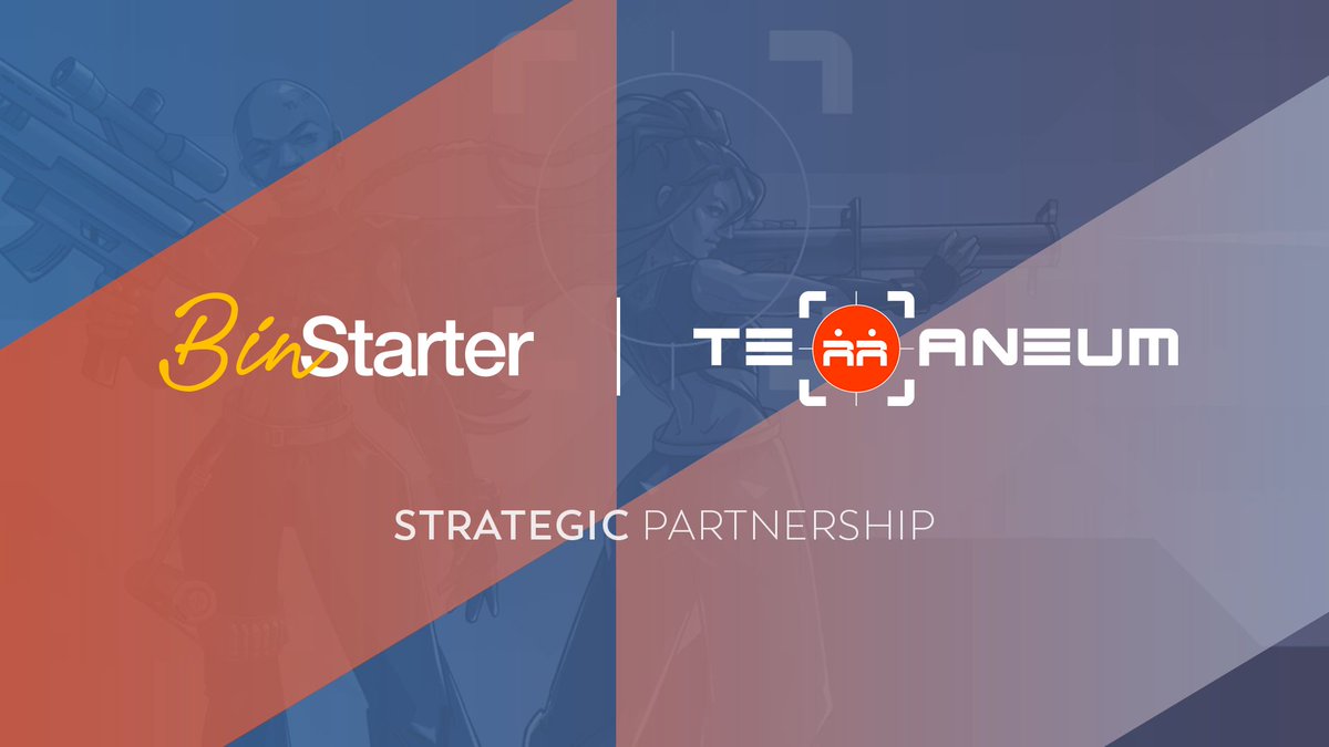 🤝 We're excited to announce a landmark partnership between @BinStarterio & @0xTerraneum, merging the thrill of e-sports with real-world rewards! 🚀 Join us as we launch this revolutionary journey⚡️ Details ➡️ blog.binstarter.io/terraneum/