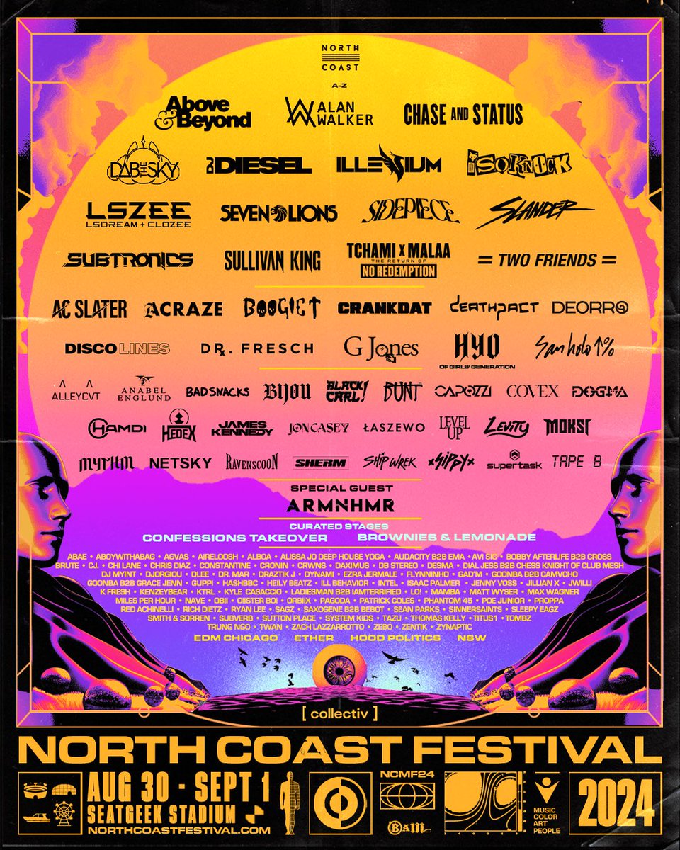 Get your @northcoastfest 2024 tickets🥳 Daily lineups announced! Use promo code “EDM” for $10 off! wl.seetickets.us/event/North-Co…