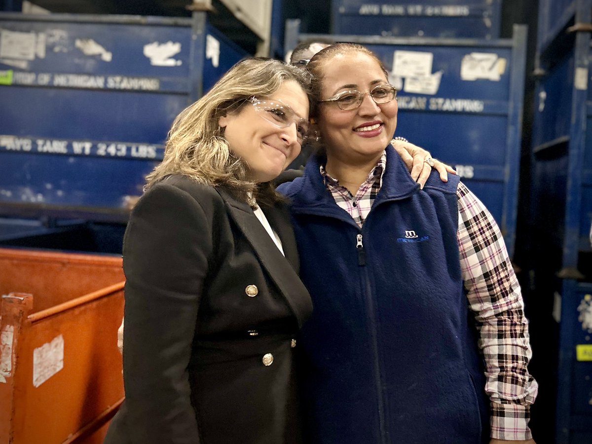 cafreeland's tweet photo. Canadian workers are the backbone of our economy. That’s why our budget focuses on training the next generation of top-tier talent, attracting investment to grow our businesses, and cutting red tape to ensure every worker and business can reach their full potential. https://t.co/MF3U3kun20