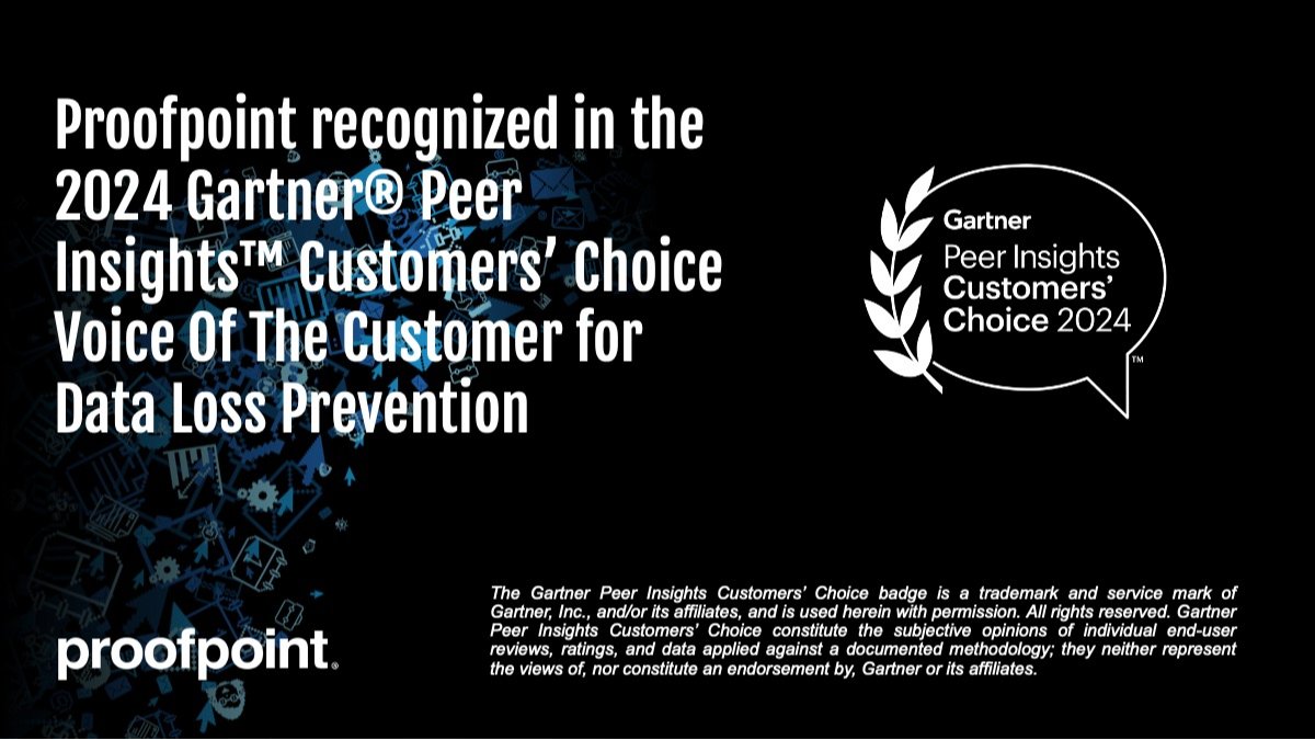garysharp65's tweet image. Proofpoint has been recognized in the 2024 Gartner® Peer Insights™ Customers’ Choice Voice Of The Customer for #DataLossPrevention.

Read the @Proofpoint press release. bit.ly/3JmF2Y6