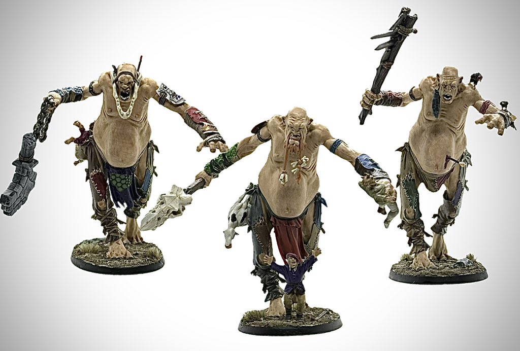 DanielFingrut's tweet photo. A few giants that I painted. https://t.co/hBsYvASpsz