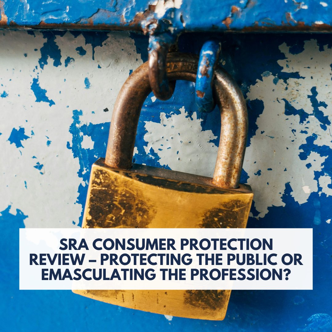 Jayne Willetts, Solicitor Advocate at Jayne Willetts & Co Solicitors Ltd, investigates the SRA Consumer Protection Review in our latest Regulation Report. 📄 Read the full article now via bit.ly/3VVdP6x