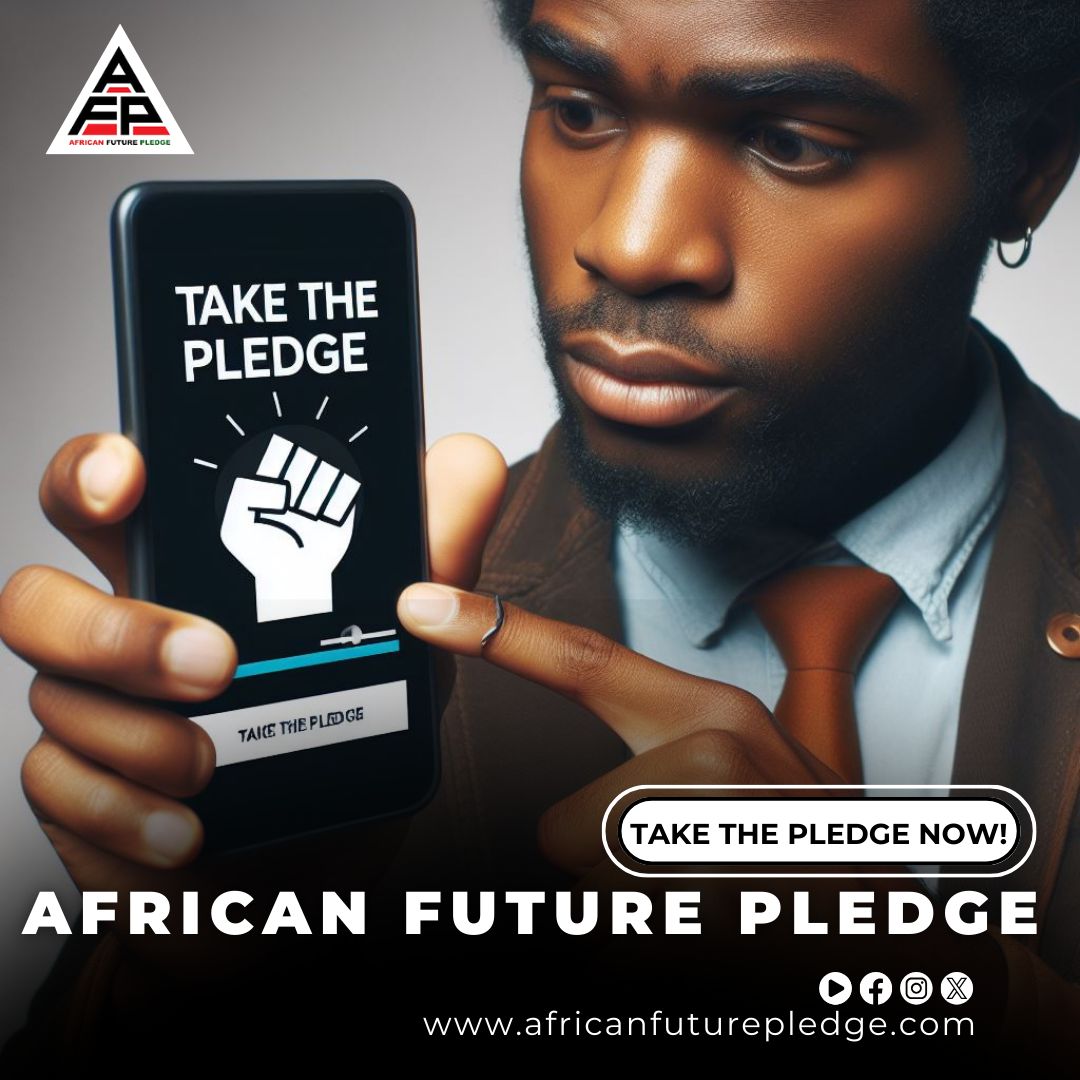 Don't wait for change, be the change! Take the African Future Pledge now and let's work together to create a future filled with hope, opportunity, and progress. 

AfricanFuturePledge.com
.
.
#AfricanFuturePledge #futuregenerations #Securetheafricanfuture #FreedomSchools