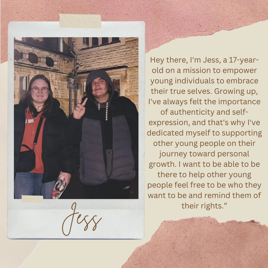 Introducing Jess! From helping other peer researchers build on their confidence to supporting each member of the team to be themselves, there is no one quite like Jess. She’s chatty, fun, and wants to make sure all young people have a voice! We can't wait for you to meet her!🌻