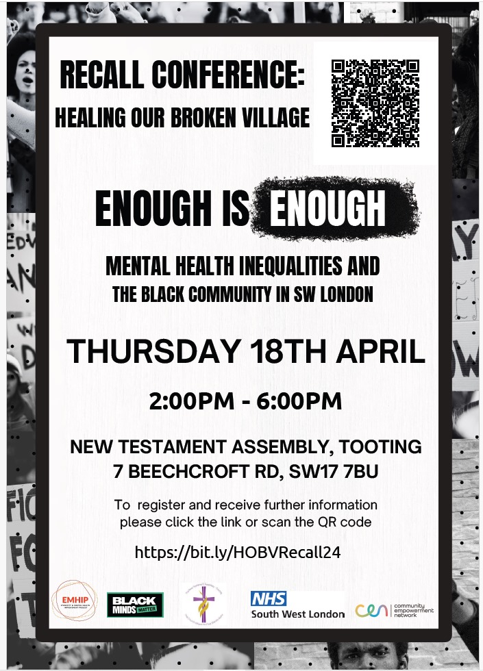 Fantastic to join @WCENLondon for their Healing our Broken Village Black Mental Health Conference. With continued racial disparities in sectioning and the use of community treatment orders, more must be done to bring about much-needed change.