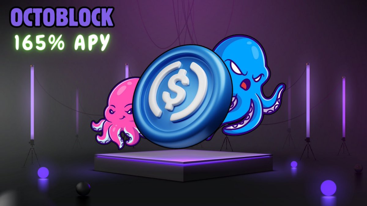 Nautilus Trove - 165% APY🐙

#Octoblock continues to set trends as we move through the next phase of our OCTO #ICO!

🔹️#FDUSD Added to Treasury
🧪 Coral Cove #DEX Testing
🍣 Live #OCTO Sales on Website
🪂 USDC Airdrop

Join for the BIGGEST gains on Octoblock.io 🌊