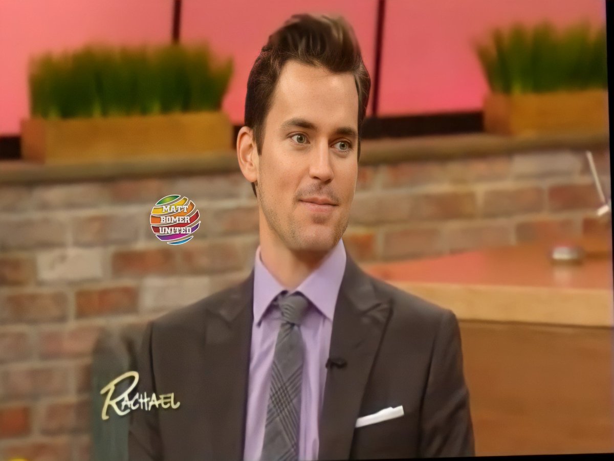 Finishing off today with some screenshots of #MattBomer on the Rachael Ray Show. Back tomorrow.