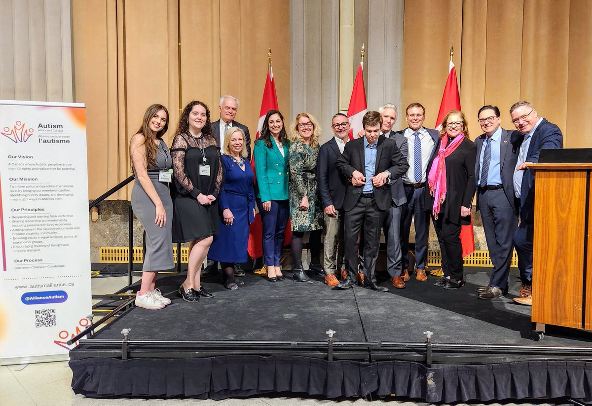 ABOUT LAST NIGHT | The 1st day of #CALS2024 concluded with "An Evening of Celebration" reception hosted by <a href="/SenatorHousakos/">Senator Leo Housakos</a>, <a href="/SenBoehm/">Peter M Boehm</a>, <a href="/MikeLakeMP/">Mike Lake</a> &amp; <a href="/MPPCoteau/">MPP Michael Coteau</a>. We were joined by partners Nick Katalifos <a href="/EnglishMTL/">English Montreal School Board</a> &amp; <a href="/GiantSteps/">JJ</a> Director Seiun Thomas Henderson 
#AutismAcceptance