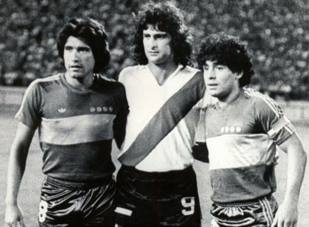 Marcelo Trobbiani, #MarioKempes , #DiegoMaradona Boca-River & River-Boca Torneo de Verano en Mar del Plata. #NoDigaGolDigaKempes