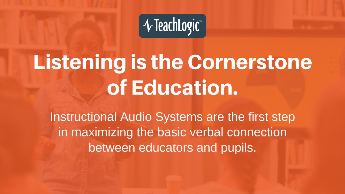Hearing is not the same as understanding. The proper audio system goes beyond amplification and creates clarity. Discover more here: bit.ly/3IWOQrX #ClassroomAudio #K12 #Education