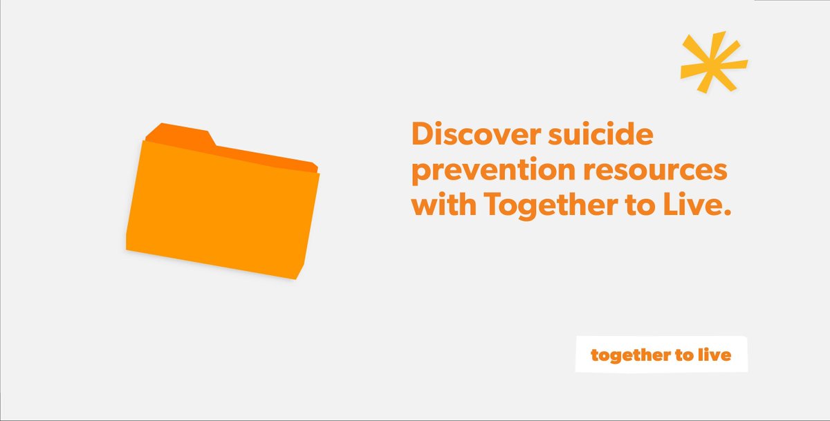 Find suicide prevention resources on Together to Live, including nationally recognized organizations, initiatives, and research. buff.ly/3hmrOfH