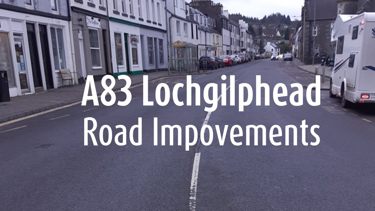 🚧 REMINDER: Road improvements at the #A83 in Lochgilphead have been delayed to the 28th April until 9th May. 🚦 Parking restrictions and lane closures with traffic lights More info: bit.ly/4arufIi @trafficscotland #PlanAhead