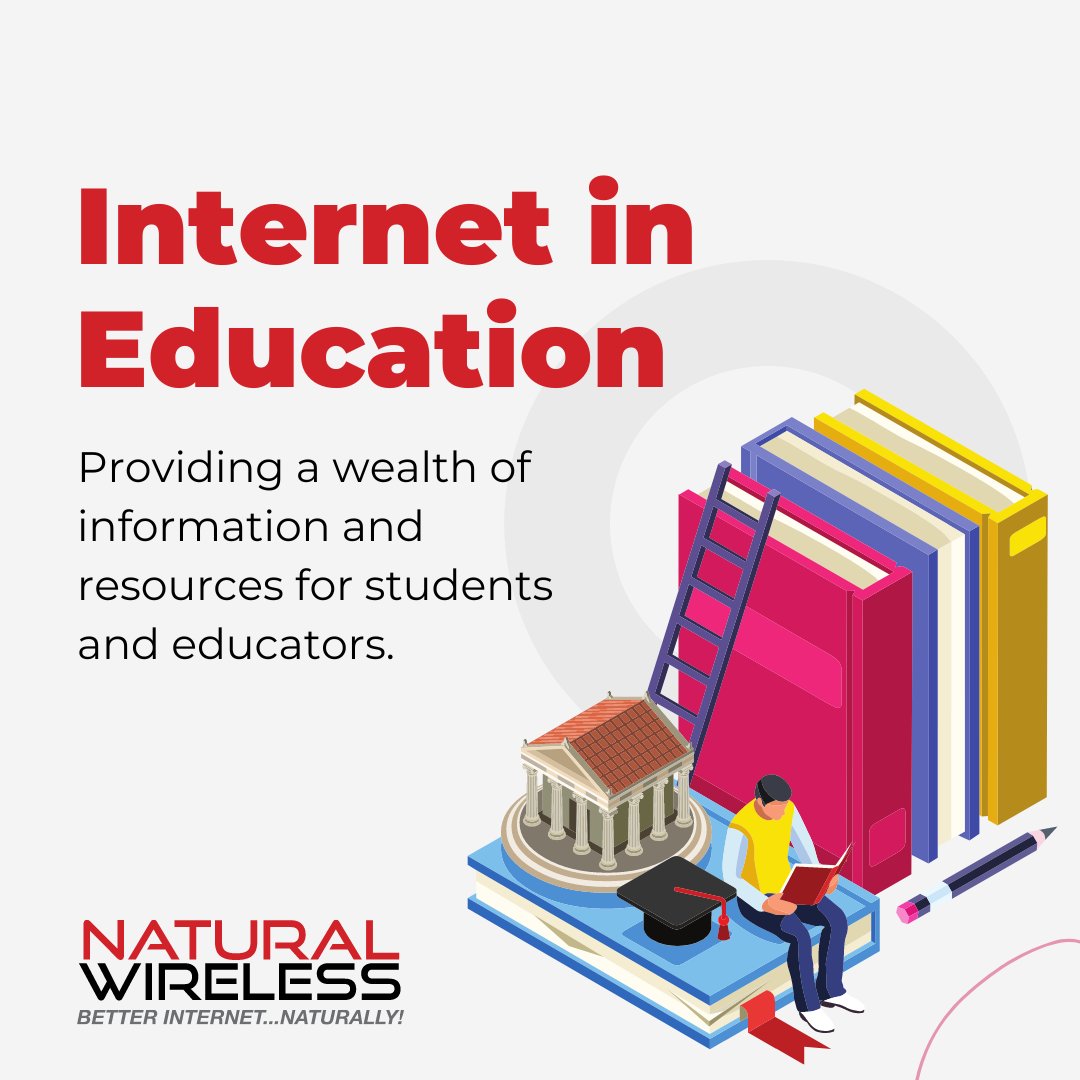 Natural Wireless provides fast uninterrupted connections to online libraries, research databases, and virtual learning experiences.

#fixedwireless #businessinternet #wirelessfiber #connectivity #lastmile #pathdiverse #channelpartners #naturalwireless #fixedwirelessfiber