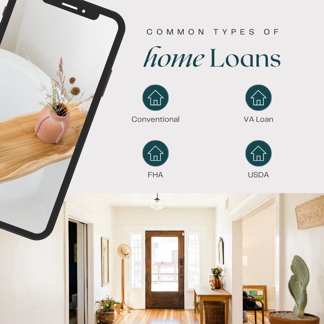 Different types of home loans for successful homeownership! 🏡💼 

#HomeLoans #MortgageOptions #RealEstate #PropertyMarket #ConventionalLoan #VALoan #FHALoan #USDALoan #HomeFinancing #HouseHunting #RealEstateAdvice #MortgageTips #HomeOwnership #PropertyInvestment #MortgageRates