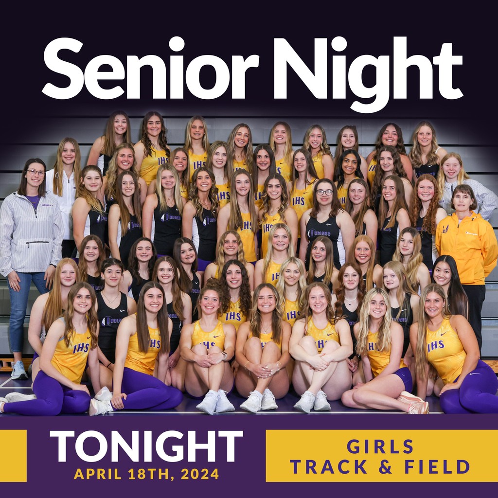 indianolaabc's tweet photo. It's Senior Night for our incredible Girls Track & Field team! (Tonight, April 18th)
Let's show these amazing seniors how much we appreciate their dedication, hard work, and fierce spirit on the track! #SeniorNight #GirlsTrackAndField #Indianola https://t.co/YU14Otd0hY