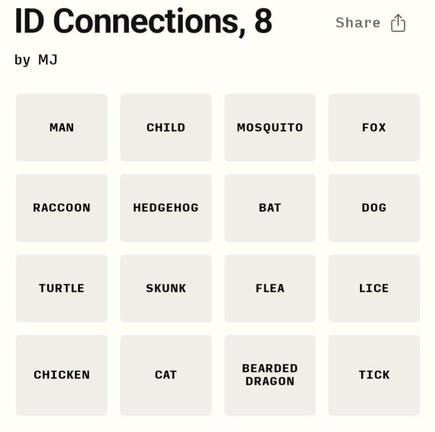 ID Connections - animal edition connections.swellgarfo.com/game/-Nv5T5Ewv…