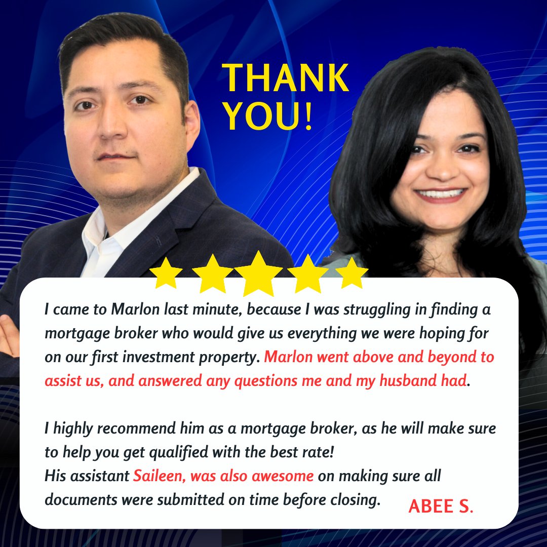 Huge props to our stellar team for wowing yet another client! Onward and upward. 🎉

#choicefinancial #mortgage #homeloan #refinance #loans #realestatebroker #mortgagebrokers #mortgageloans #realestate #ontario #canada #house #100%commission #yourrateguy