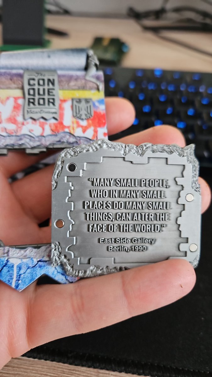 Symm's tweet image. Und wieder eine #conqueror