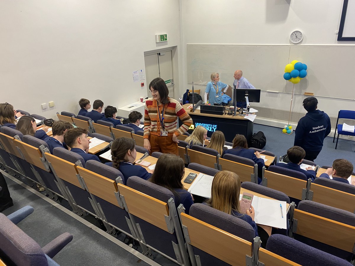 Some of our Year 10s took on different maths challenges yesterday, whilst learning about exam technique and revision skills. You all showed fantastic reasoning and problem solving skills when tackling those tricky questions! 👏 Thanks <a href="/SurreyOutreach/">Surrey WP & Outreach</a> for an insightful day!