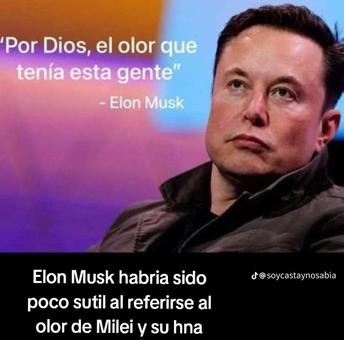 De @JMilei no van a estar hablando🤣👇🏽
#ArgentinaPolítica #Tesla #MileiVerguenzaMundial #MileiTraidorAlaPatria.