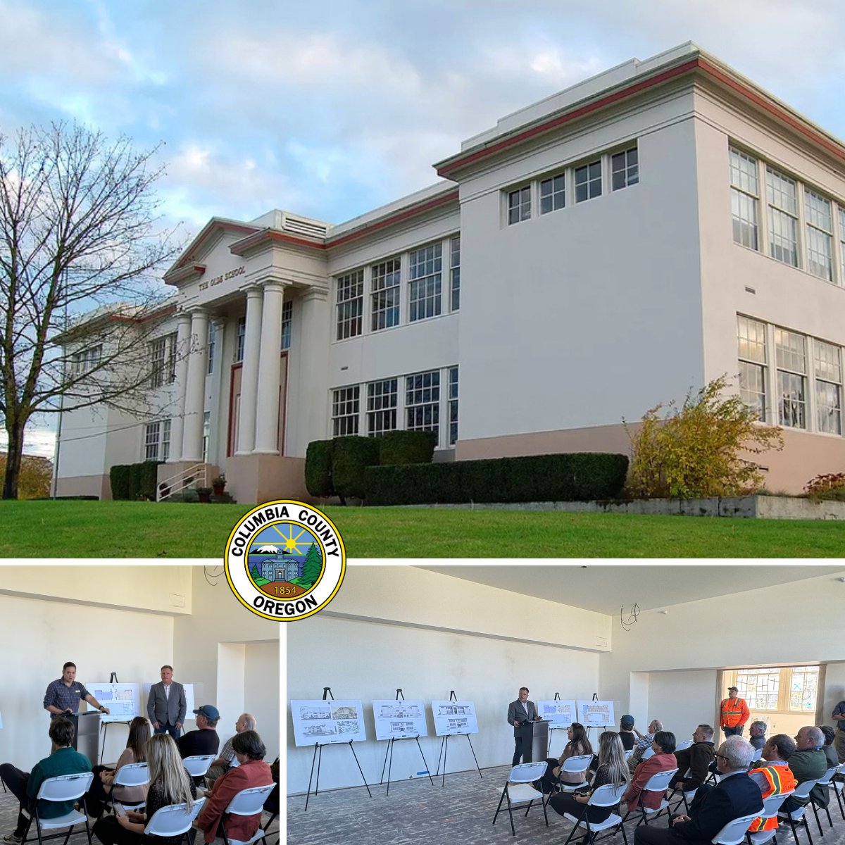 We are proud to help @ColCountyOR enhance the functionality and capacity of the new home for its workers and residents with new #energyefficiency upgrades to the #historic John Gumm building. Click the link for more: hubs.ly/Q02tlxh60