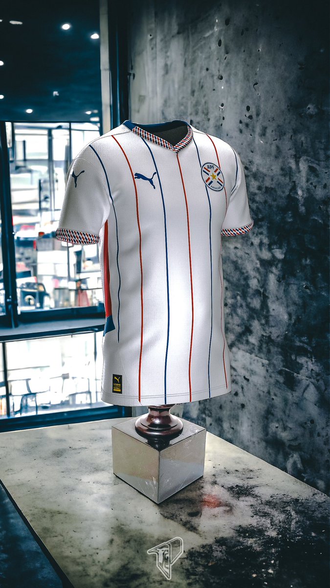 pardonomas's tweet photo. Selección Paraguaya @Albirroja 
Por @PUMAParaguay 
Concepto @pardonomas 

Fantasy Away Prototype https://t.co/GHtuRAJyA0