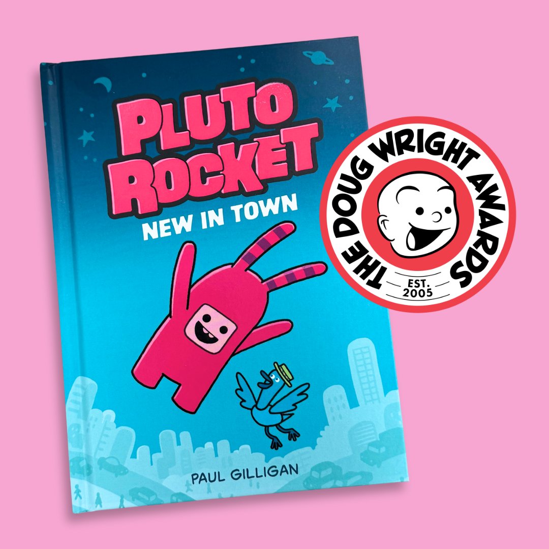 PaulGilligan10's tweet image. Holy geez! Pluto Rocket: New In Town has been nominated for a Doug Wright award! I’m over the moon! Way past that... over Pluto!

#plutorocket #dougwrightaward @WrightAwards