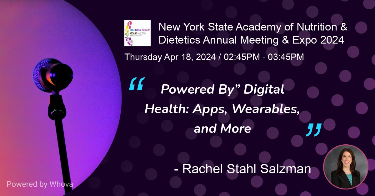 Looking forward to speaking today at the @eatrightnewyork's Annual #Conference! Always a great time catching up with #NewYork's amazing #RDN community!🍎

@susangweiner @pediRD @MLMalkani @JulieRaway @MindyHermannRD #eatrightpro #speaker #healthapps #nutrition