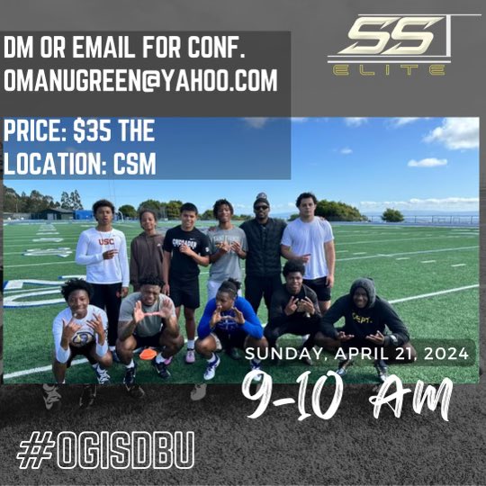 Make sure to tap in with me. We back at it this Sunday #ogisdbu #sstelite