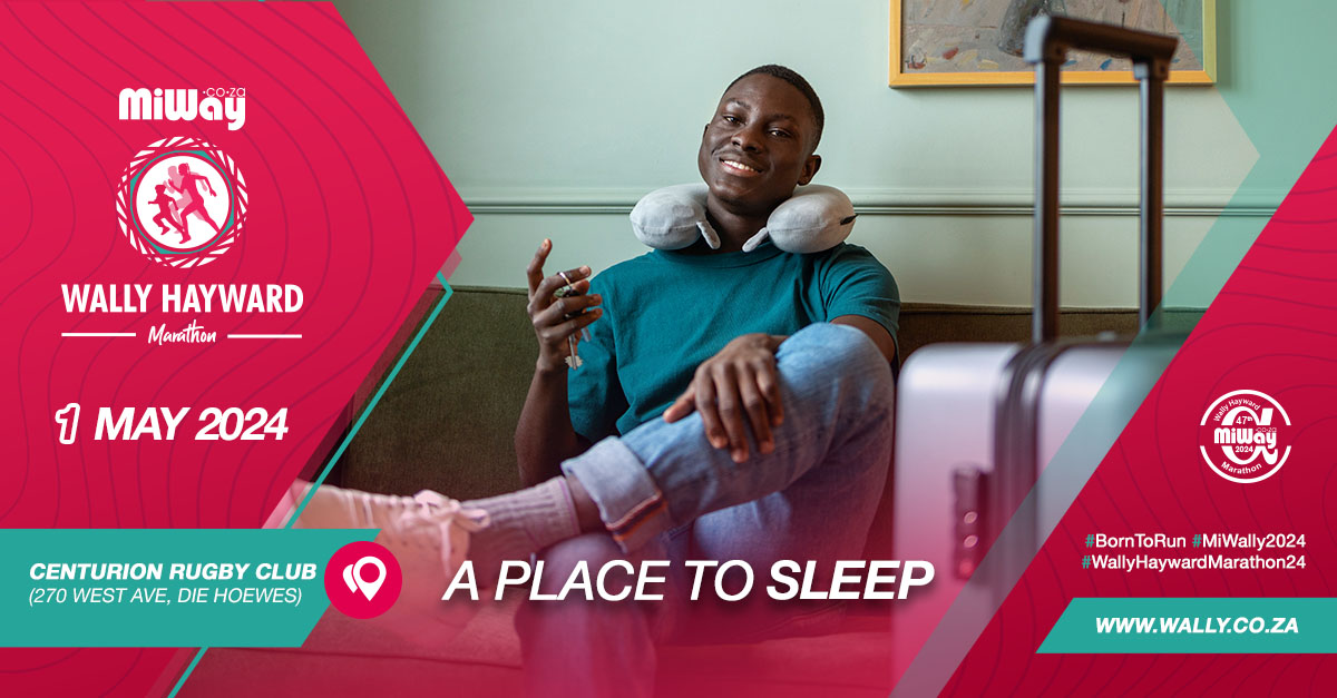 Looking for a place to sleep nearby? There's paid accommodation close to the venue. Please visit surl.li/rrjbl for different options.
#BeExtraordinary #MiWally2024 #WallyHaywardMarathon24