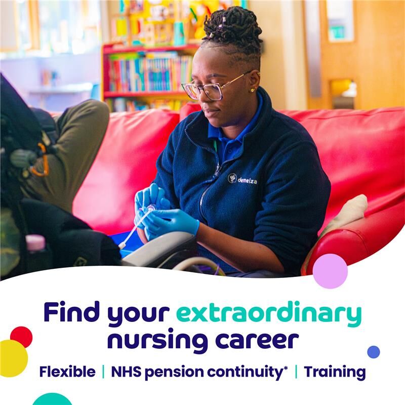 DemelzaCharity's tweet photo. Find your extraordinary nursing career 💙  

Seeking experienced nurses eager for a role that offers:

✨ Work-life harmony
💰 Competitive pay
🩺 Continuous training
👨‍⚕️ NHS pension continuity

Interested? Find out more 👉 https://t.co/qWxtgLL8Wm

#Demelza #NursingCareer #Vacancy https://t.co/F3DtFMN2po