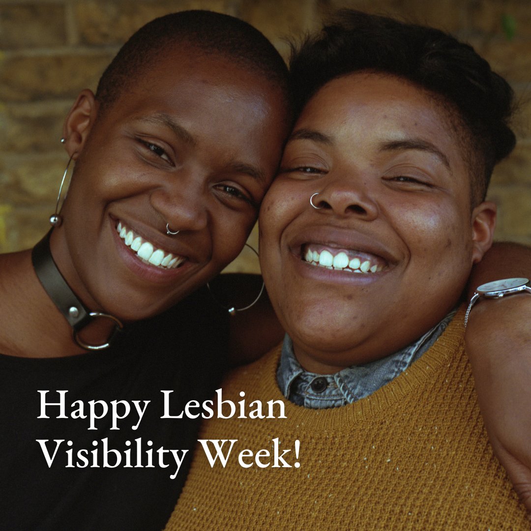 Lesbian Visibility Week is a celebration of lesbians around the world and to show solidarity with all women in the #LGBT community. We support #Lesbian women who are seeking asylum, and striving to live safely, with pride.🌈 Happy #LesbianVisibilityWeek #LVW #LVW24 #LwiththeT