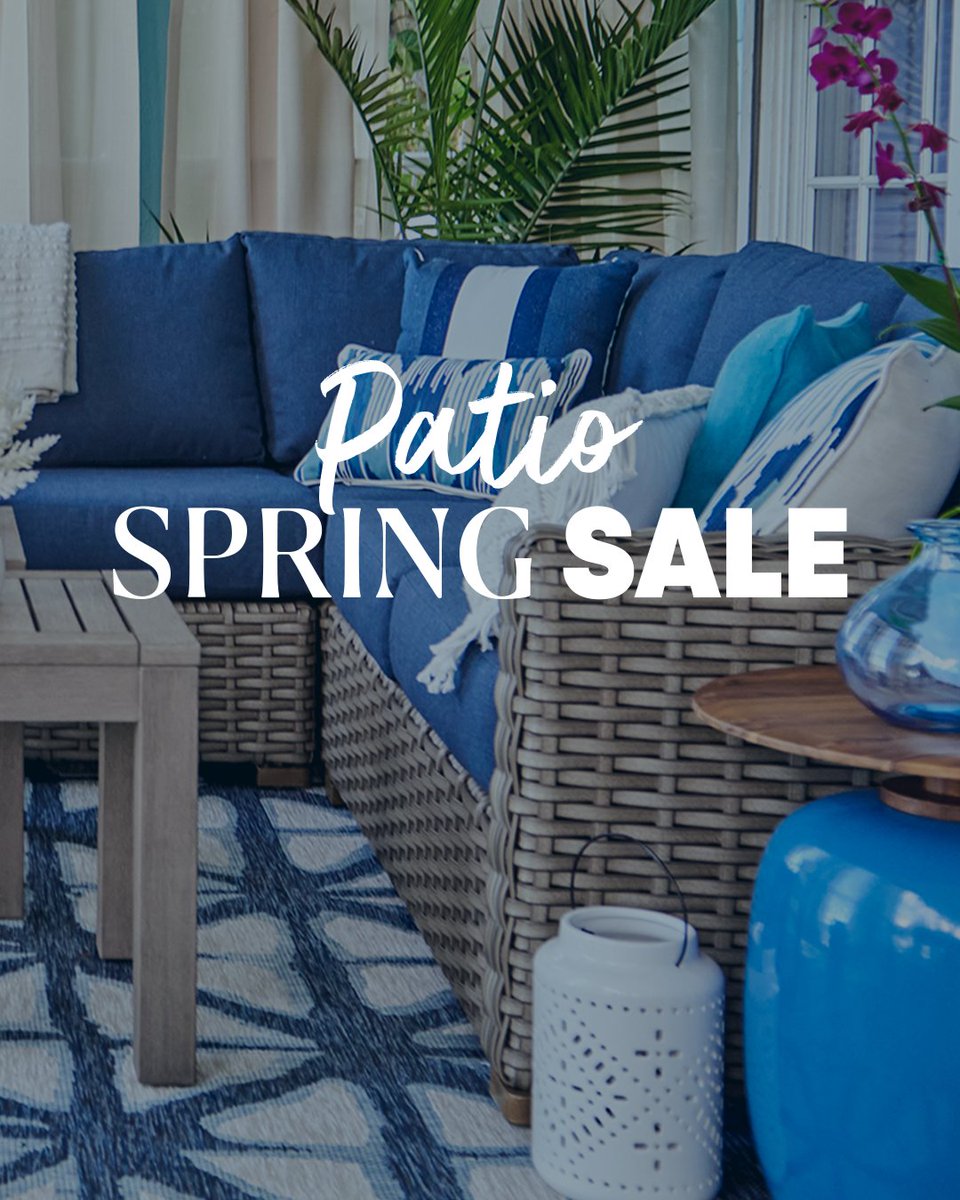 Swing into spring with spectacular savings! Shop the Patio Spring Sale today: rtg.co/PatioSpringSale