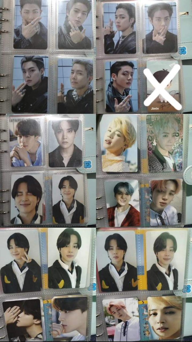 Peppanix's tweet photo. ₱35 each 
Help me declutter
Mop: gcash only
Mod: Gogo Xpress 

Who would be interested in purchasing them? 
Loc: BACOLOD PH

Unsealed albums also available DM me

Jimin jungkook Suga namjoon jin jhope taehyung https://t.co/K9GxoKDEfe