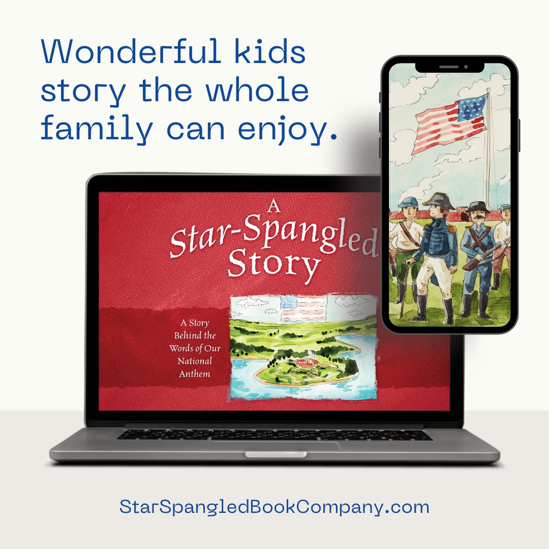 'A Star-Spangled Story' - a book the whole family can enjoy! 
Order yours today in paperback, hard cover and eBooks! 

StarSpangledBookCompany.com

#kidsbook #childrensbook #patrioticstory #patriotickidsbook #americanflag #ebook #nationalanthem