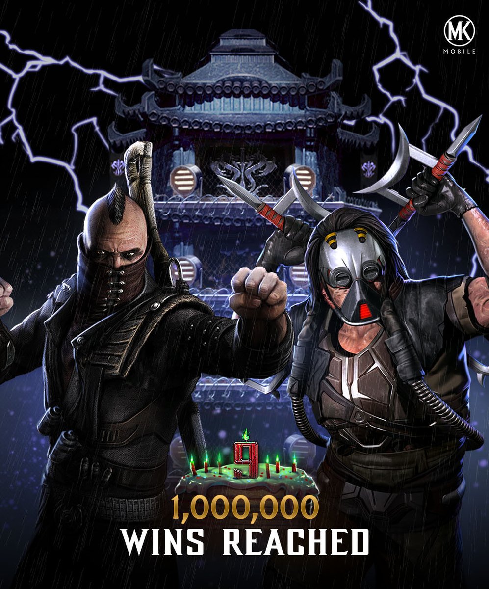 Kongratulations, Kombatants! Together you have reached over 1,000,000 wins in the Black Dragon Tower! Claim Kano’s Brutality Equipment: Scoundrel's Cybernetic Heart as the ultimate prize.