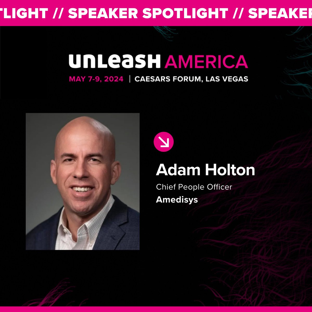 You don't want to miss this strategic case study led by Adam Holton, Chief People Officer, Amedisys, which converts focused plans into effective actions at #UNLEASHAMERICA! Get your ticket now: bit.ly/3x87sCo #HRInnovation #HRtech #FutureOfWork #DigitalHR