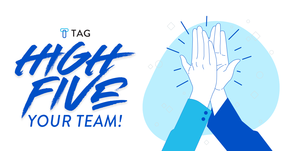 TheTempGuru's tweet photo. Happy National High Five Day! High Five your team for a job well done! https://t.co/4XWkMH1yXK