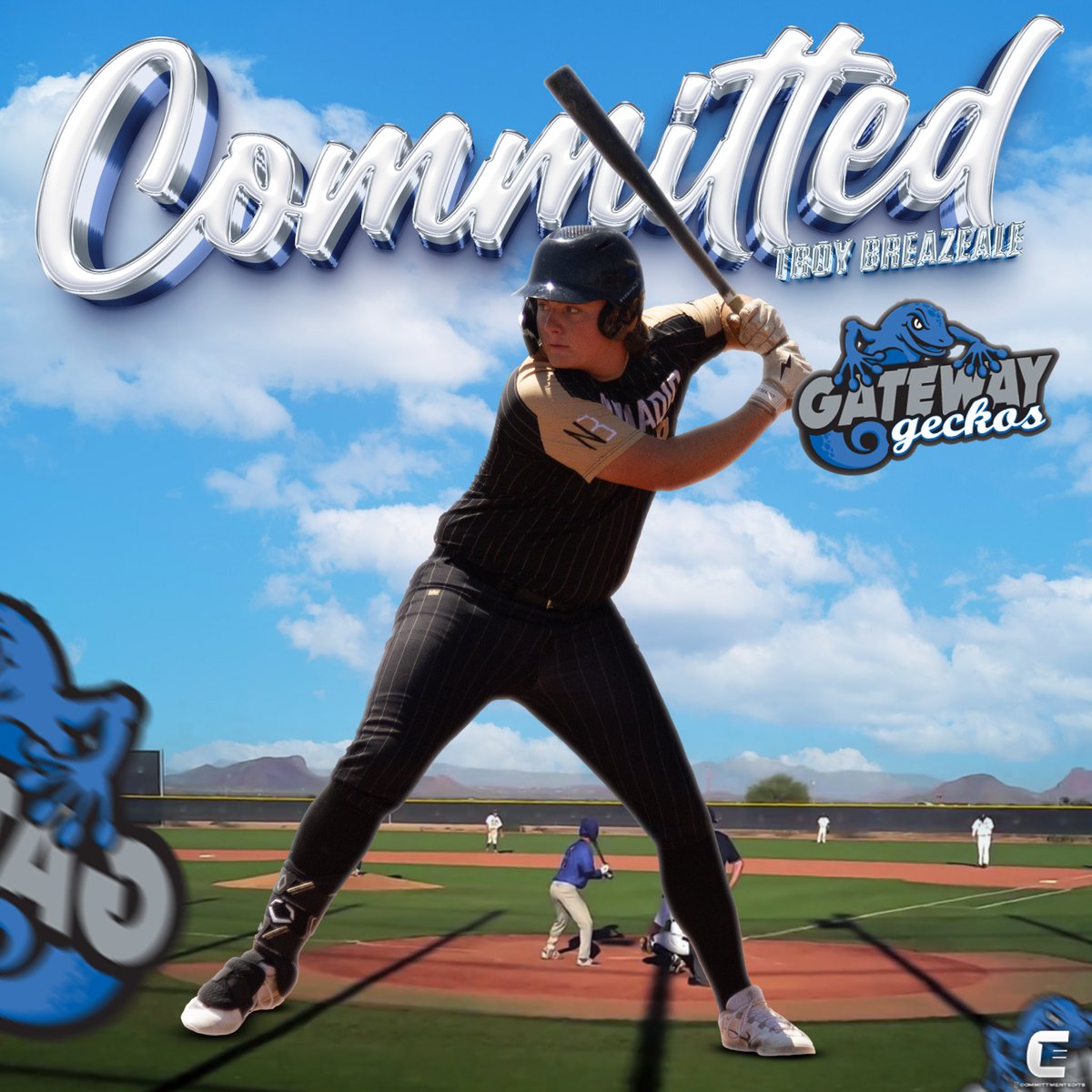 I’m proud and excited to announce that I will be continuing my academic and athletic career at Gateway CC. I would like to thank my family, coaches and friends who have helped and supported me this entire way to get me to where I am today. Go Gecks!💙 <a href="/CampoVBaseball/">Campo Verde Baseball</a> <a href="/WilSchommer/">Wil Schommer</a>