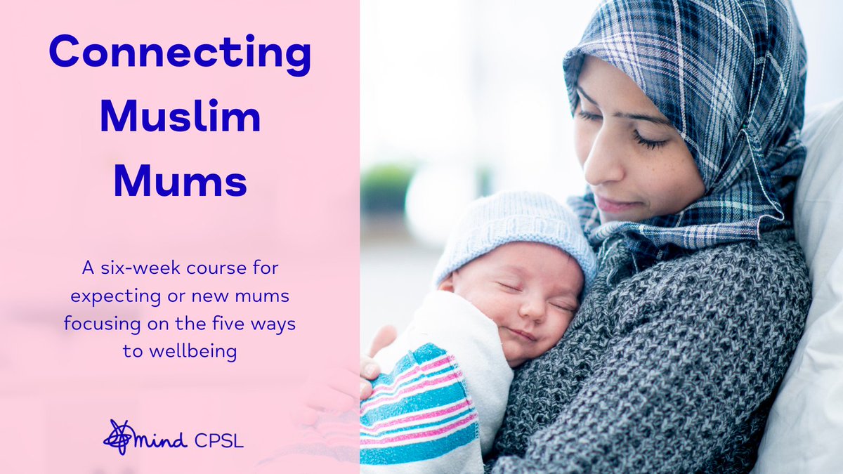 Meet other mums, build your confidence, and improve your emotional wellbeing. Our Connecting Muslim Mums course provides an opportunity to learn new ways to look after your wellbeing and stay emotionally healthy. To find out more, visit ow.ly/LS2E50R9lqg