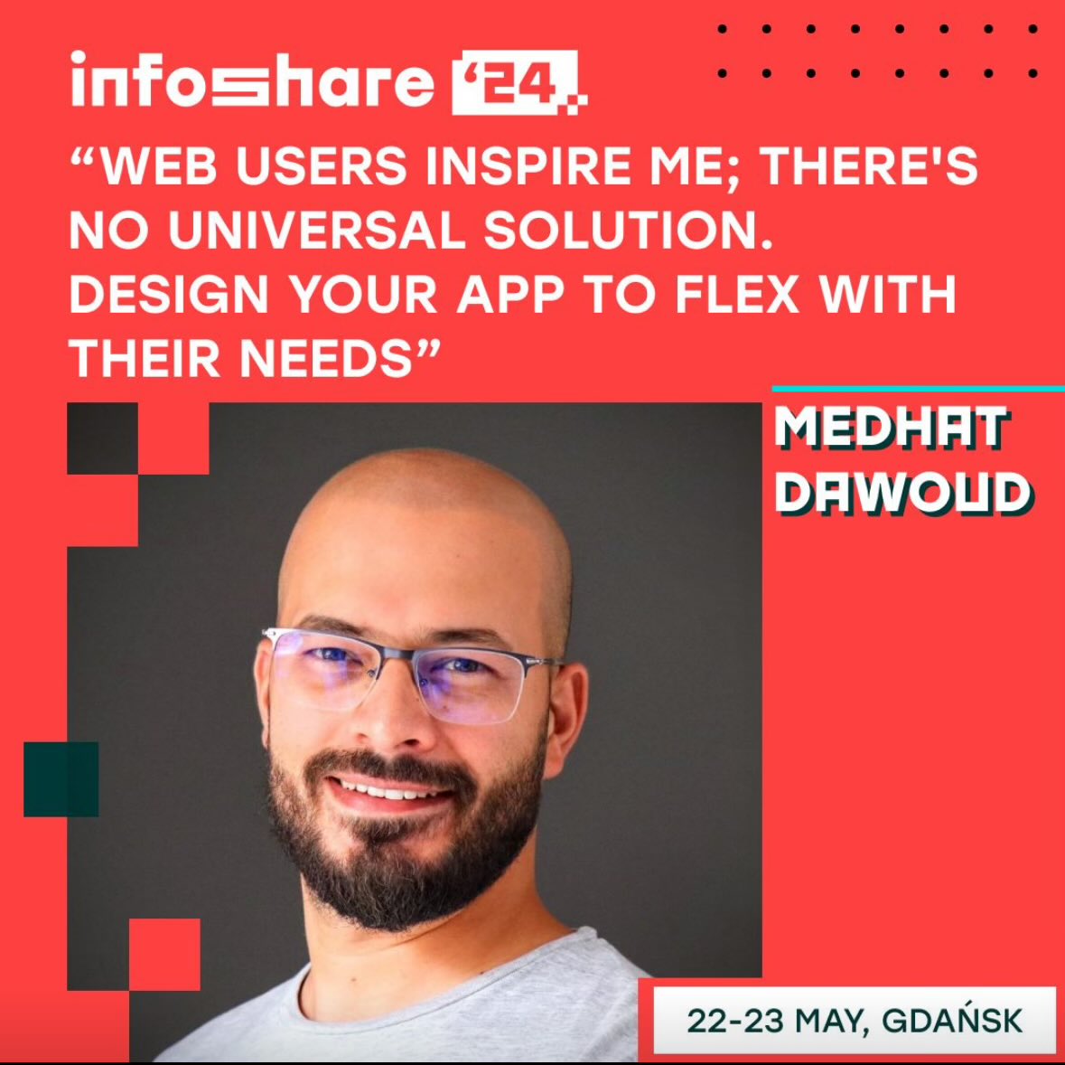 It’s my pleasure to share that I will be a speaker at @infosharepl 2024 in Poland 🇵🇱 

Hope to see you there, I will be speaking about how to make your website works in the best way for all web users 

#webperf #performance #talks