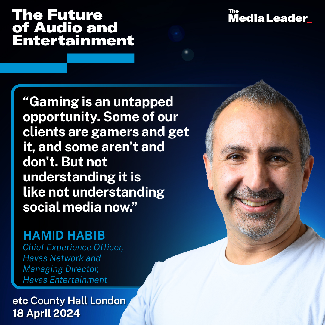 Game-on! Why culture brands can't afford not to immerse themselves in the world of gaming? Today at #FOAE with Havas' Hamid Habib